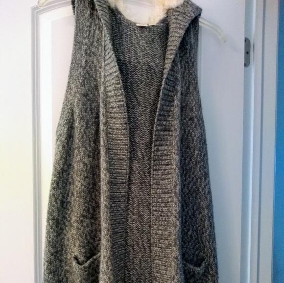 sherpa long sweater